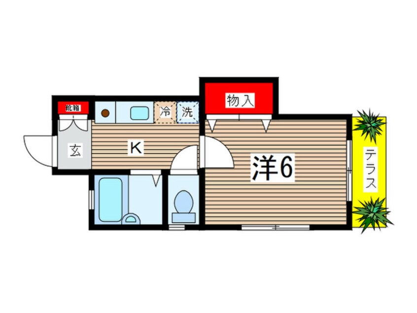間取図 ポルティコ国立