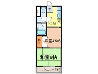 間取図 メゾンこちや