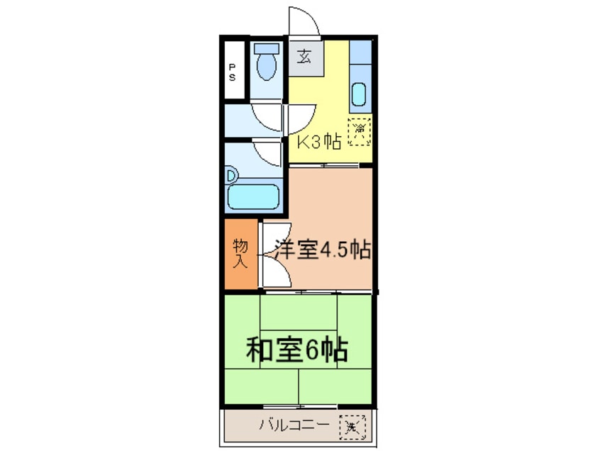 間取図 メゾンこちや