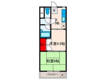 間取図 メゾンこちや