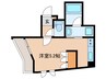 サンピエス池袋 1Rの間取り