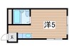 ハイツオ－ギ 1Rの間取り