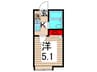 クレスト綾瀬 1Kの間取り