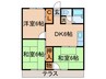 メゾンｱﾙﾍﾞｰﾙ 3DKの間取り