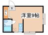 青雲荘Ｂ棟 1Rの間取り