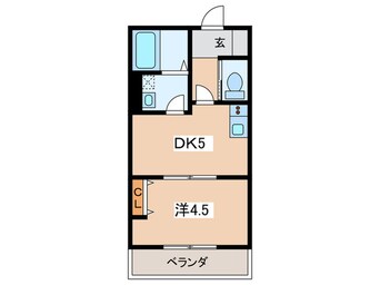 間取図 仮）黒部共同住宅新築工事