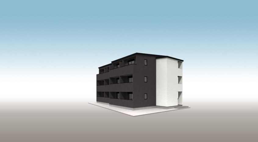 完成予想図 仮）黒部共同住宅新築工事