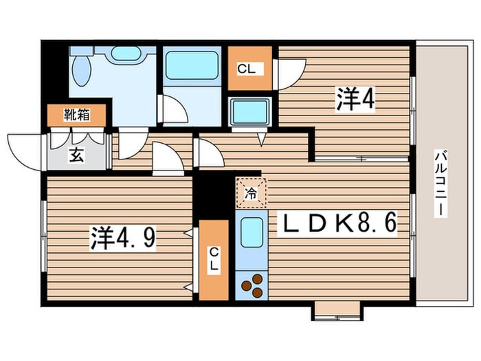 間取り図 ラハイナコ－ト２１