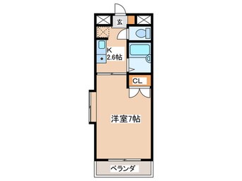 間取図 イル　マーレ