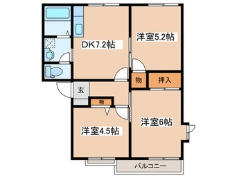 間取図 プランド－ルＡ