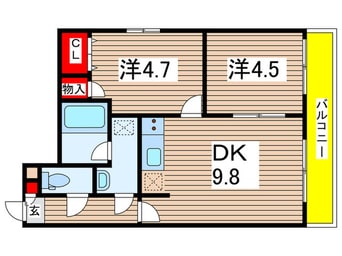 間取図 ヴァンヴェール亀岡