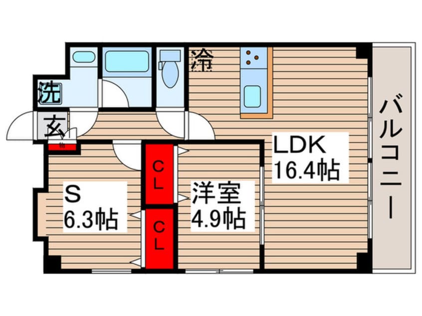 間取図 クレシェンテ月島