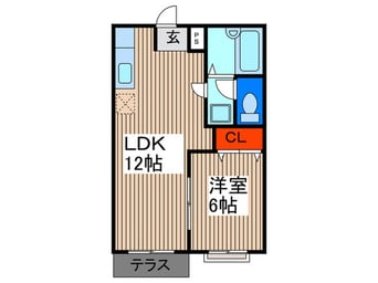 間取図 ブル－アロ－アルファ