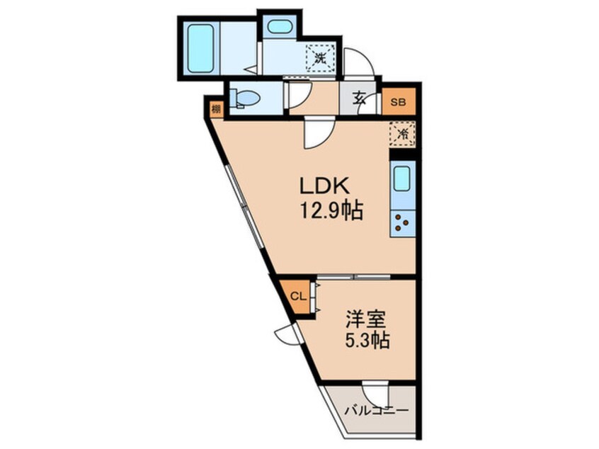 間取図 GranDuo用賀6