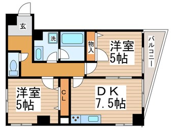 間取図 コート高橋