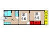 コ－ポ・吉田 2Kの間取り