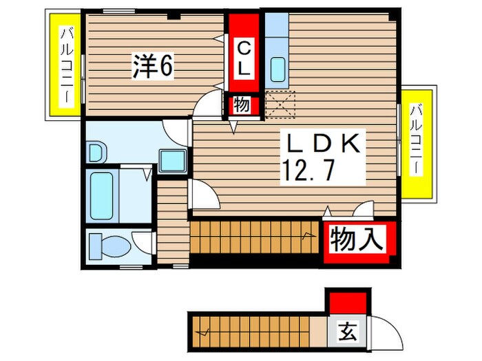 間取り図 グリ－ンゲイブルズ