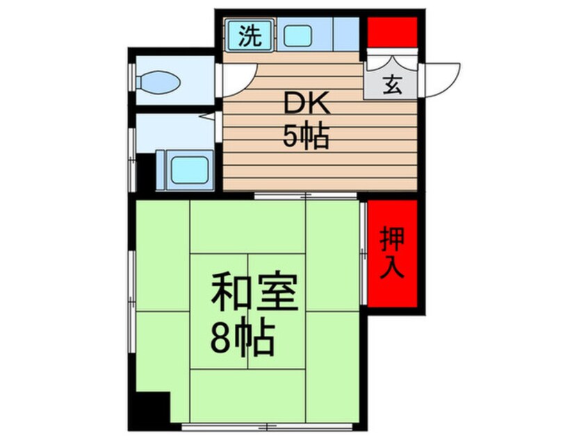 間取図 千広ハイム