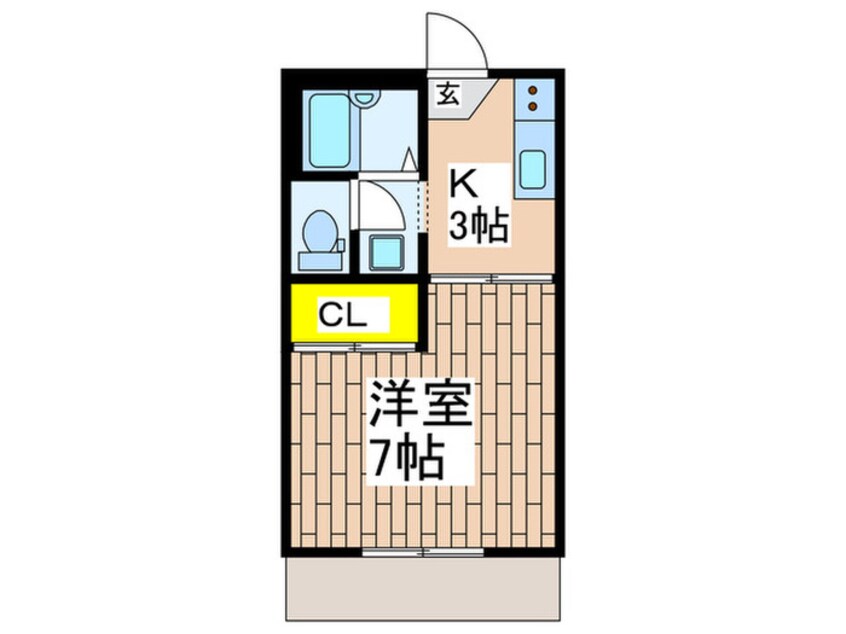 間取図 アビタシオン若宮