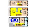 ﾌﾟﾗｲﾍﾞｰﾄｶﾞﾚｰｼﾞﾊｳｽ石神井台A棟の間取図