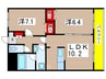 Ｌ．Ｏ．Ｈ 2LDKの間取り