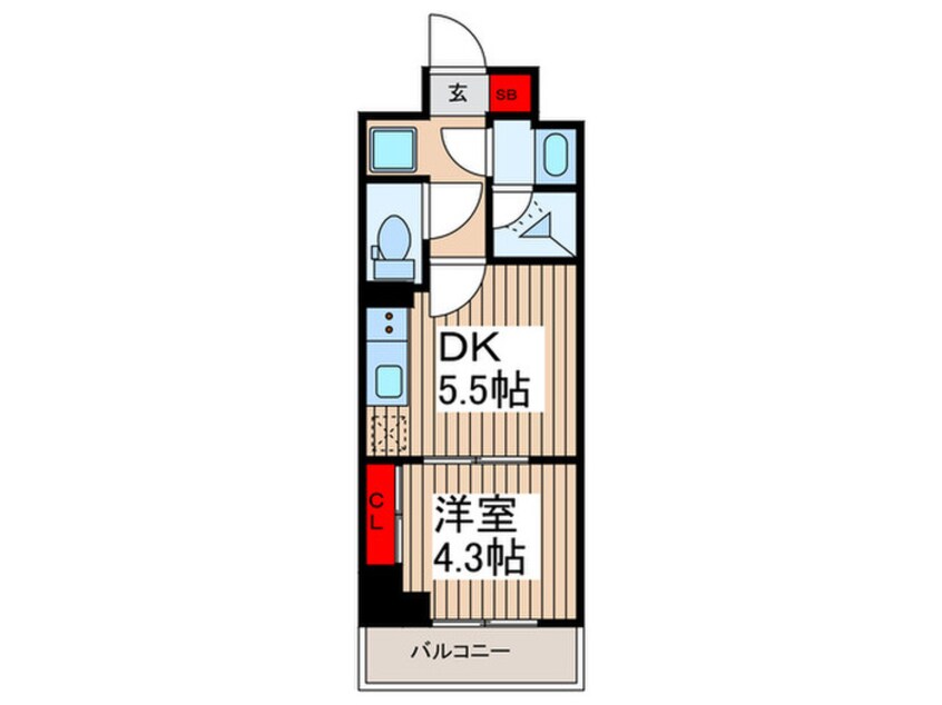 間取図 ブランシエスタ本所吾妻橋