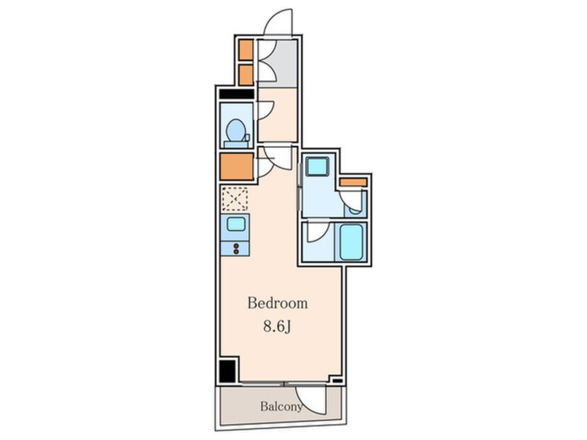 間取図 ﾊﾟｰｸﾅｰﾄﾞﾌｨｯﾄ南青山Vista