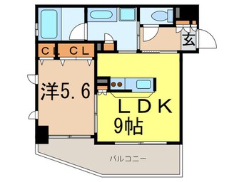 間取図 クリオ渋谷ラ・モ－ド