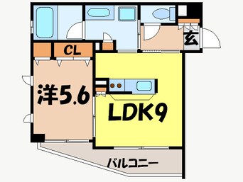 間取図 クリオ渋谷ラ・モ－ド