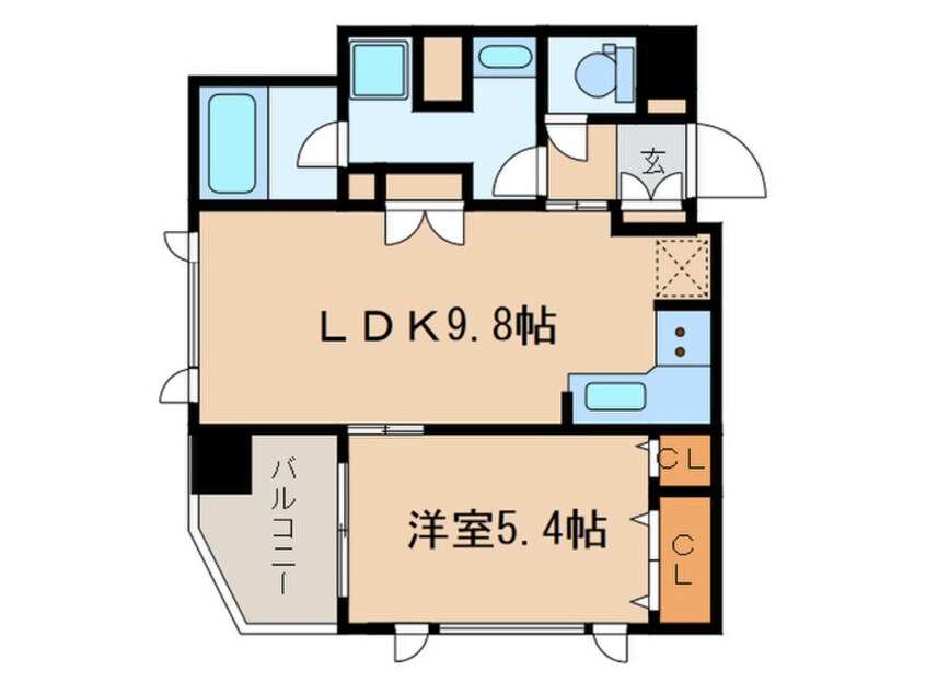 間取図 クリオ渋谷ラ・モ－ド