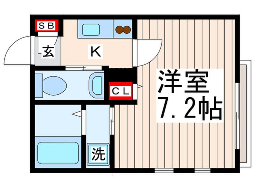 間取図 ハイネス新江古田