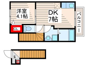 間取図 コンフォ－トアソシア