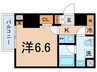 WHARF文京茗荷谷 1Kの間取り