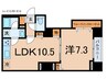 WHARF文京茗荷谷 1LDKの間取り