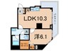 WHARF文京茗荷谷 1LDKの間取り