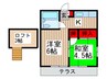 ジュネパレス松戸４５ 2Kの間取り
