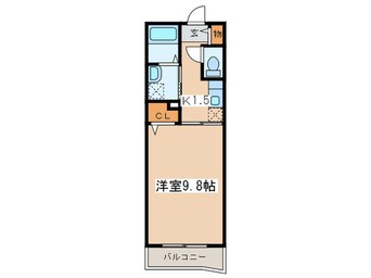 間取図 ジェル　メゾン