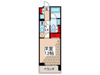 間取図 パ－クアクシス住吉