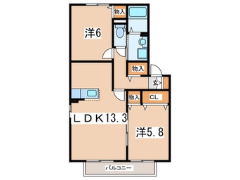 間取図 グランドソレーユ