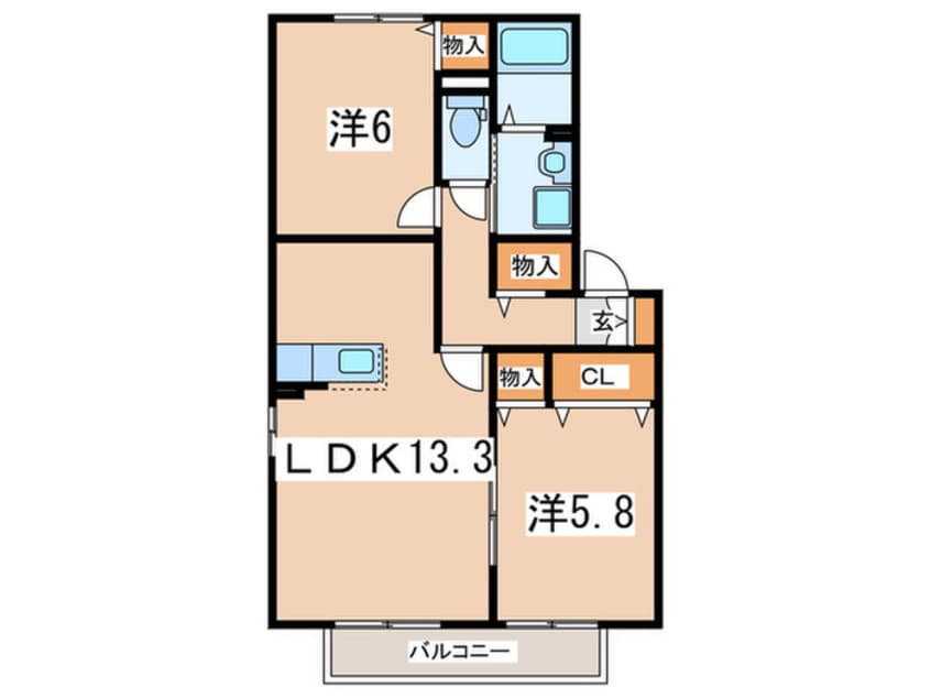 間取図 グランドソレーユ