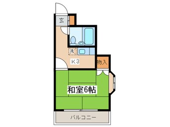 間取図 ベルハイツ大谷