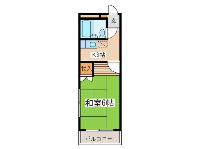 間取図 ベルハイツ大谷