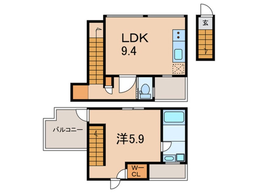 間取図 スクエアコート早稲田