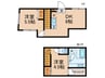 スクエアコート早稲田 2DKの間取り