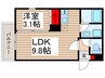 仮)川越市南大塚一丁目ZMAISON 1LDKの間取り