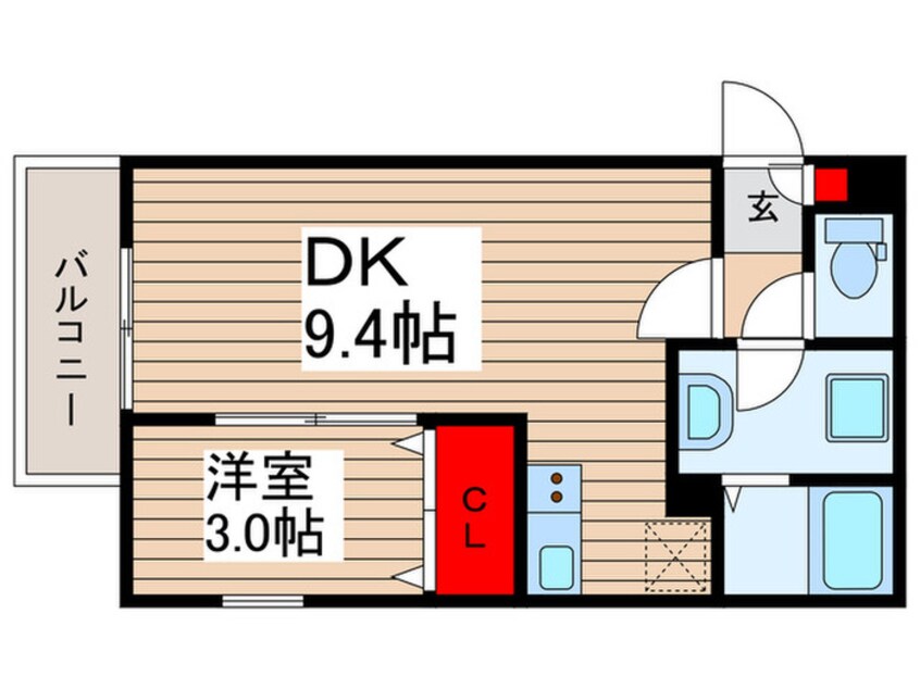 間取図 仮)川越市南大塚一丁目ZMAISON