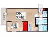 仮)川越市南大塚一丁目ZMAISON 1DKの間取り