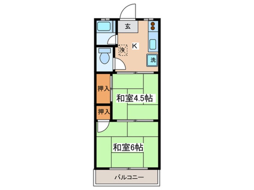 間取図 コ－ポさとう