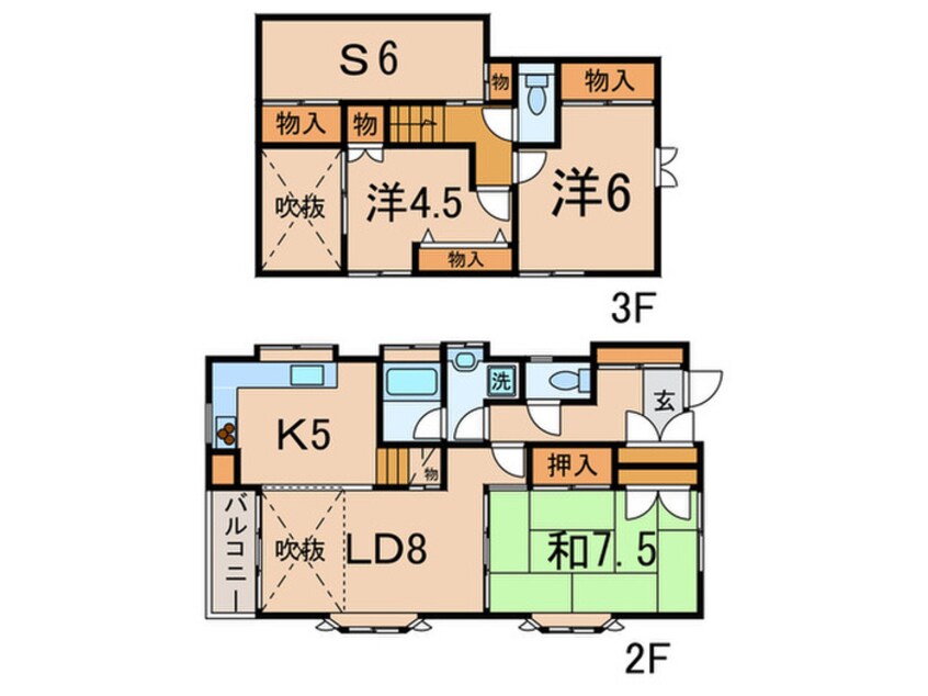 間取図 Ｋハイツ