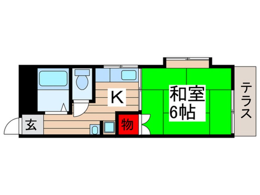 間取図 サンキ第一ハイツ